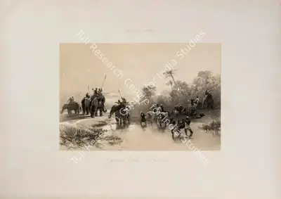 J.D. Hardinge (Lithographer), Return from Hog-Hunting, 1847, Lithograph