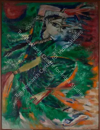 Laxman Pai (Artist), Dance Forms No. 1, 1967, Painting
