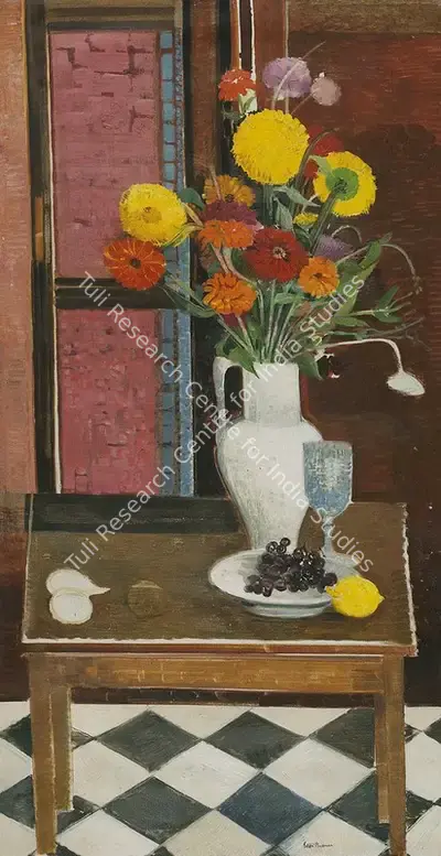 Sakti Burman (Artist), Untitled, 1959, Painting