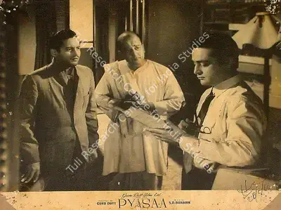 V.K. Murthy (Cinematographer), Pyaasa, 1957, Lobby Card