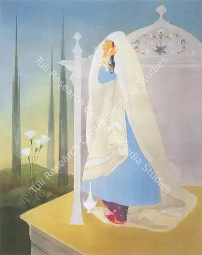 M.A.R. Chughtai (Artist), Rehana, Painting