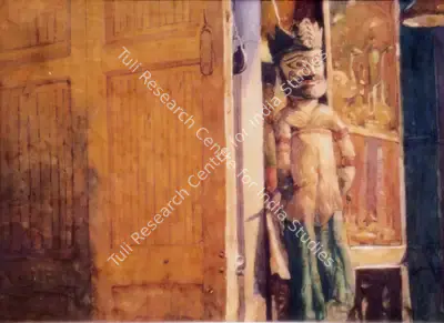 Sanjay Bhattacharya (Artist), The Wooden Doll, 1989, Painting