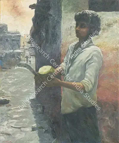 Chandra Bhattacharjee (Artist), Untitled, 1994, Painting