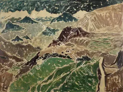 N.S. Bendre (Artist), Untitled, 1955, Painting
