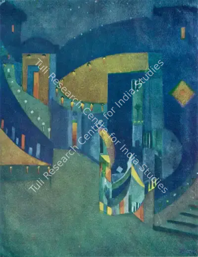 Gaganendranath Tagore (Artist), Composition, Painting