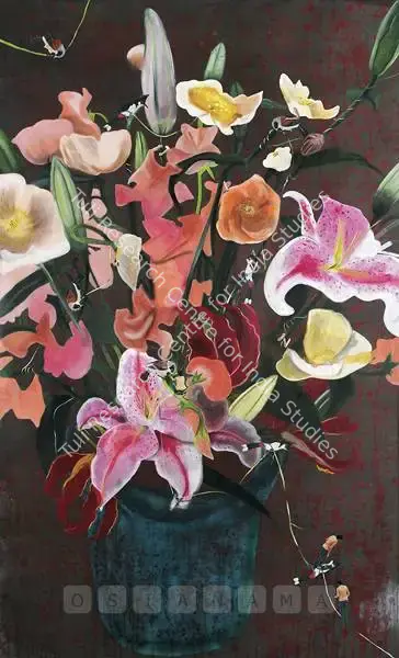 Hema Upadhyay (Artist), Bleeding Hearts, 2005, Painting