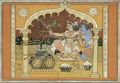 Bose, Nandalal (Artist). Untitled, 1941 | Painting, AG.Onl/21.06.23, 2023 · Asta Guru