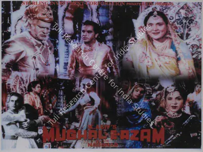 R.D. Mathur (Cinematographer), Mughal E Azam, 1960, Lobby Card