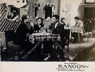 M.N. Malhotra (Cinematographer), Kanoon, 1960, Lobby Card