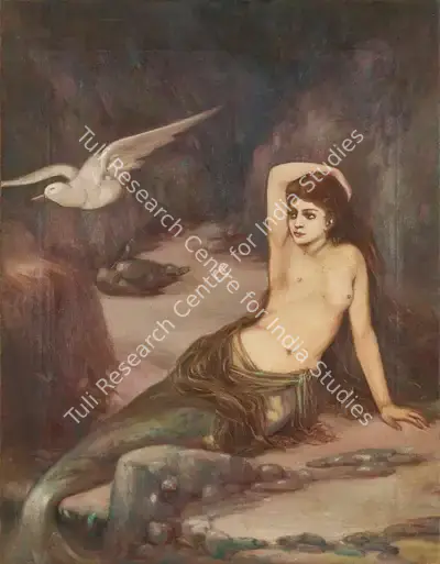 Ustad Allah Bukhsh (Artist), The Siren's Song, Painting