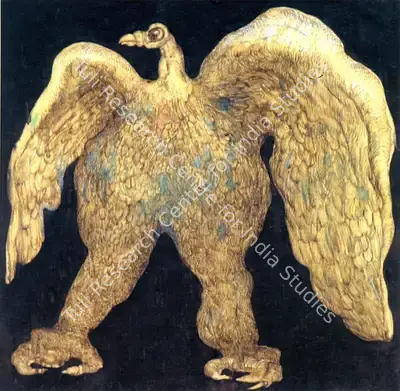 Jogen Chowdhury (Artist), The Bird, 1976, Painting