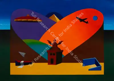 Babu Eshwar Prasad (Artist), Fasten Your Seat Belt, 2001, Painting