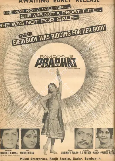 Ram Dayal (Producer), Prabhat, 1973, Advertisement