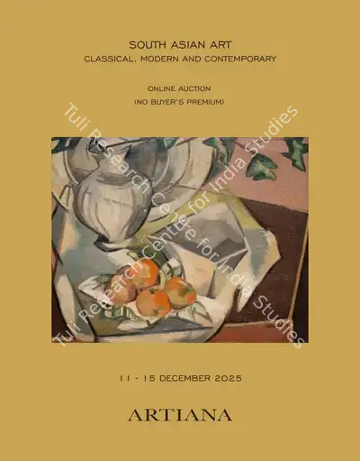 Artiana (Auction House), South Asian Art, 2025, Auction Catalogue