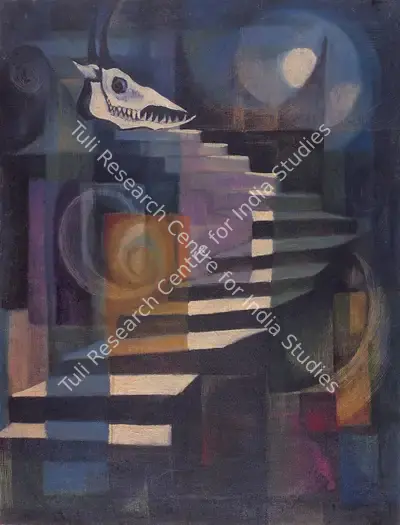 Sanat Kar (Artist), Untitled, 1960, Painting