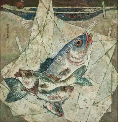 A.A. Almelkar (Artist), Untitled, 1967, Painting