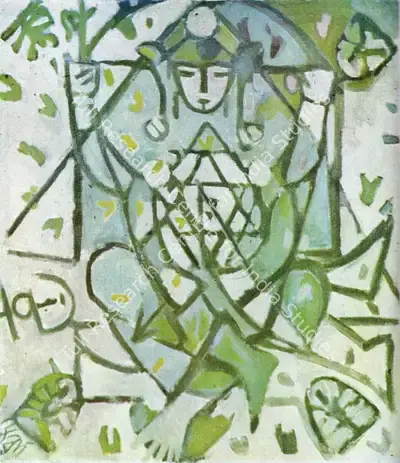 Nirode C. Mazumdar (Artist), Sodasi Kala, 1970, Painting