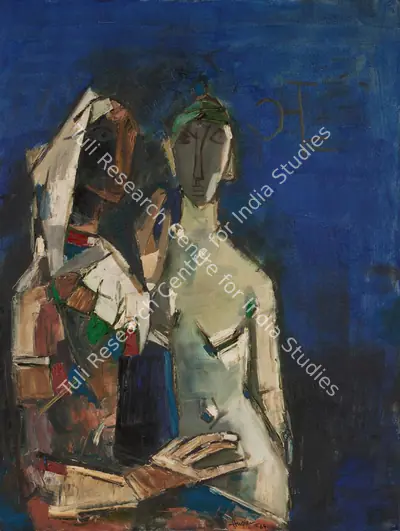 Husain, M.F. (Artist). Her Daughter, 1964 | Painting, So.NeY/26.03.26, 2026 · Sotheby's