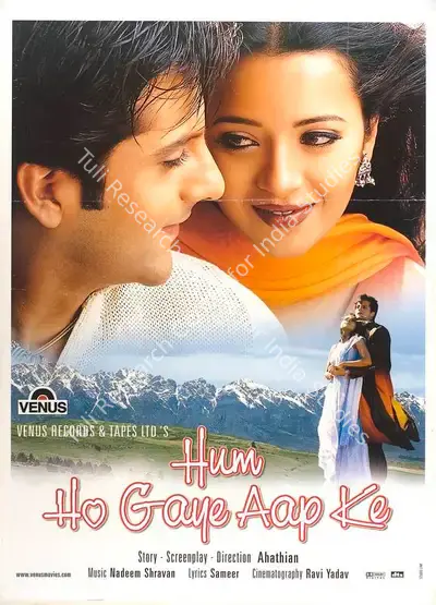 Ahathian (Director), Hum Ho Gaye Aap Ke, 2001, Full Sheet Poster