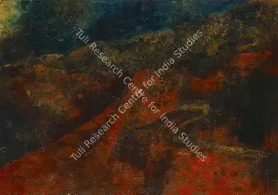 Akbar Padamsee (Artist), Landscape, 1963, Painting