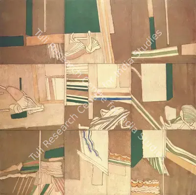 Subramanyan, K.G. (Artist). Windows II(polyptich). Oil on Ply-board , 1968 | K.G. Subramanyan, 2003 | Painting | FineArts | 00566334