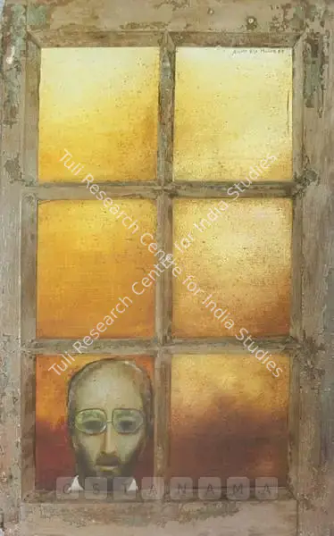 Anjolie Ela Menon (Artist), Man From Bombay, 1983, Painting