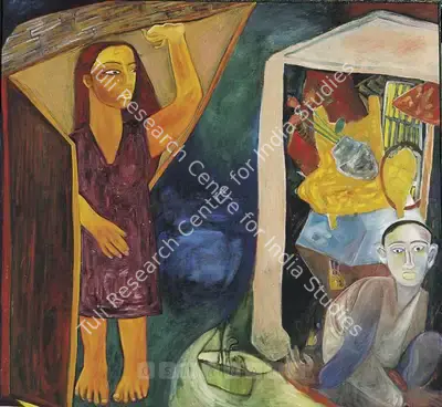 Rodwittiya, Rekha (Artist). Untitled, 1988-1989 | Painting, Os.Del/24.11.06, 2006 · Osian's