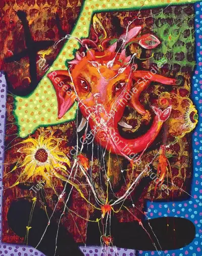 Manu Parekh (Artist), Untitled, 2008, Painting