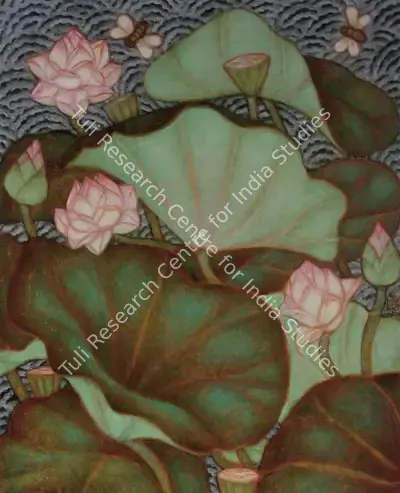 Ramachandran, A. (Artist). Untitled (Lotus Pond). Oil on canvas, 1998 | Painting  | 00881476