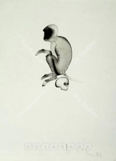 Atul Dodiya (Artist), Study For Kolathar's ''Drona'', 2004, Painting