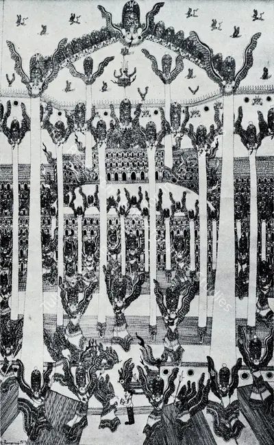 K. Ramanujam (Artist), Untitled, 1972, Drawing