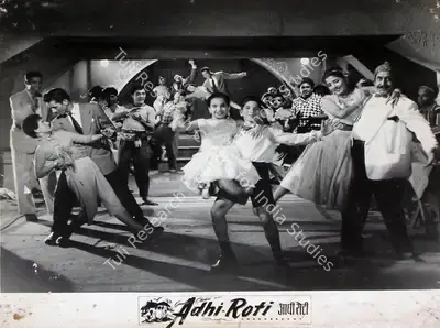 Vallabh Chokshi (Producer), Adhi Roti, 1957, Lobby Card