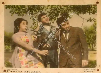 Rajendra Bhatia (Producer), Neela Akash, 1965, Lobby Card