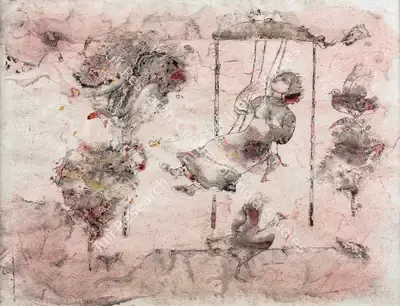 Sakti Burman (Artist), Untitled, 1995, Painting