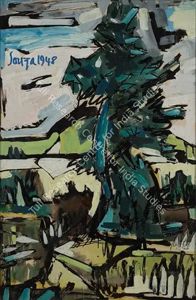 F.N. Souza (Artist), Untitled, 1948, Painting