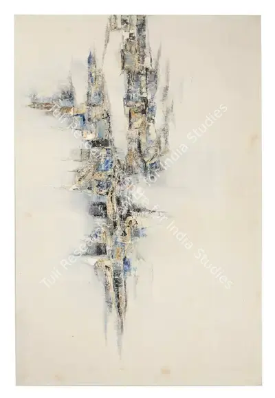 Sohan Qadri (Artist), Rasping Note, 1965, Painting