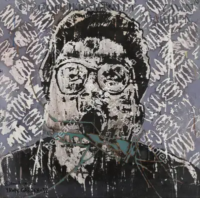 Jitish Kallat (Artist), Yawn Garden- IV, 2000, Painting