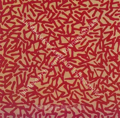 Manisha Parekh (Artist), Mindscape - Red - 2, 2007, Drawing