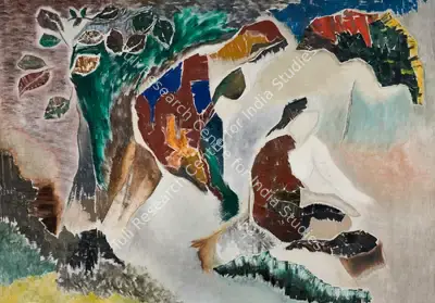 Bal Chhabda (Artist), Indian Landscape, 1983, Painting