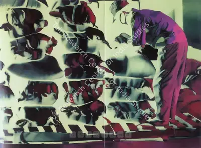T.V. Santhosh (Artist), Man Made Famine & The Rats, 2005, Painting