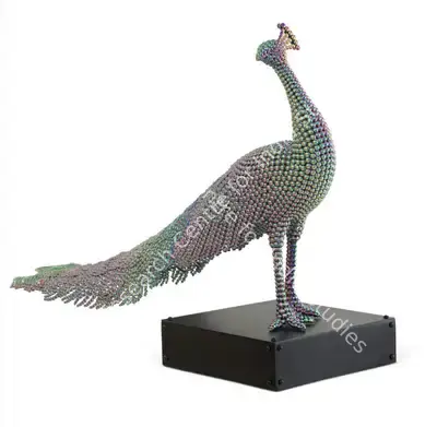 Valay Shende (Artist), Untitled (Peacock), 2022, Sculpture