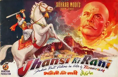 Sohrab Modi (Producer), Jhansi Ki Rani, 1953, Song-Synopsis Booklet