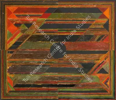 S.H. Raza (Artist), La Terre, 1986, Painting
