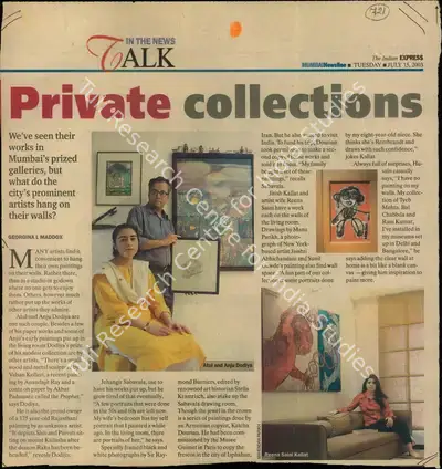 Georgina L. Maddox (Reporter), Private Collections, 2003, Newspaper Clipping