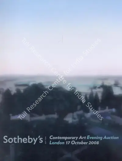 Sotheby's (Auction House), Contemporary Art, 2008, Auction Catalogue