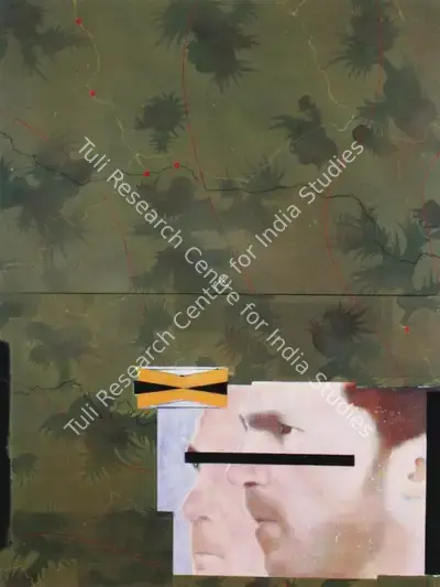 Riyas Komu (Artist), Who's Sorry Now?, 2002, Painting