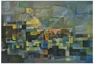 Bikash Bhattacharjee (Artist), Untitled, 1960, Painting