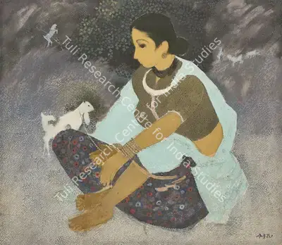Bendre, N.S. (Artist). Untitled, 1987 | Painting, Pu.Onl/12.03.26, 2026 · Pundole