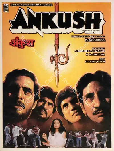 N. Chandra (Producer), Ankush, 1986, Song-Synopsis Booklet