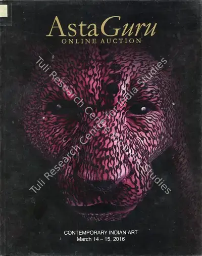 Asta Guru (Auction House), Contemporary Indian Art, 2016, Auction Catalogue